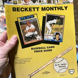 April 1985 Issue #6 Beckett Baseball Card Monthly Magazine J Bench Wade Boggs
