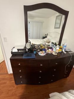 Dark Wood Dresser