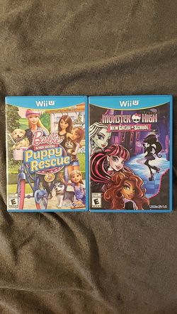 WiiU Barbie Puppy Rescue & Monster High