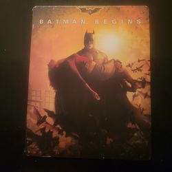 Batman Begins Blu Ray Steelbook 