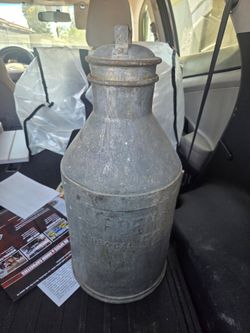 Vintage milk refill canister