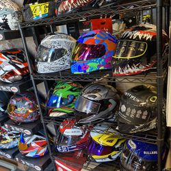 Motorcycle Helmets Jackets Gloves & More $50 And Up 