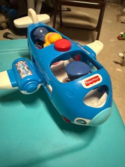 Fisher-Price Little People Blue Airplane