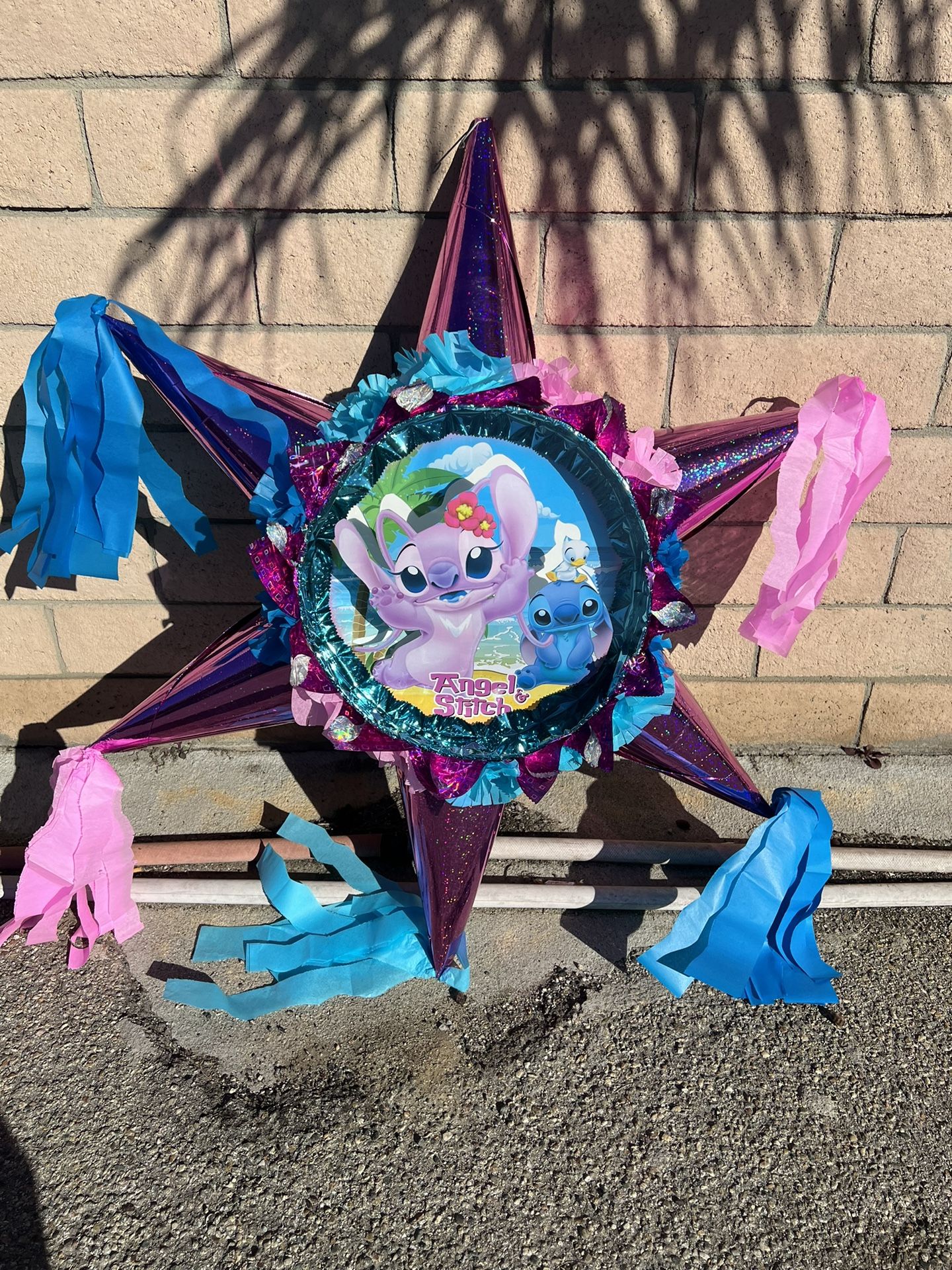 Stitch And Angel 3D Star Pinata