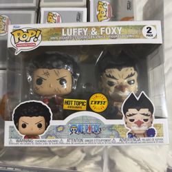 Luffy And Foxy Funko Pop Chase