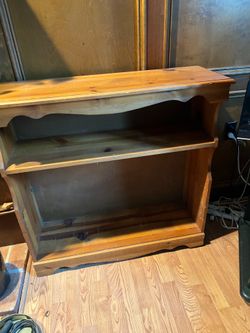 Knotty Pine Bookcase