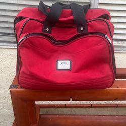 Original.  Jeep. Travel.  Suit.  Case.   Whit.  Whells.  