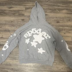 Grey Sp5der Hoodie