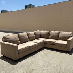Beige Ashley Furniture Sectional Couch 🛻Delivery Available🛻