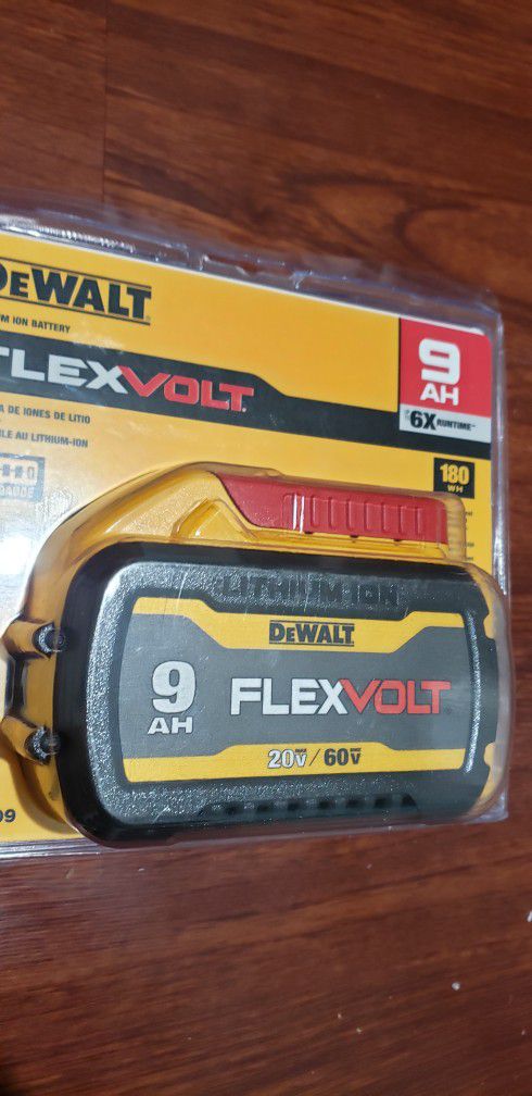 Dewalt Flexvolt 60v 9.0 AH Battery New