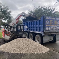 Limerock Gravel Bobcat