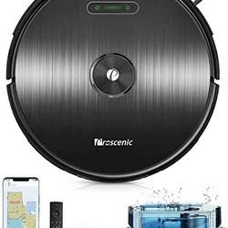 Proscenic M8 Robot Vacuum And Mop, Lidar Navigation, 3-in-1 Robotic Vacuum and Mop with Remote works with Alexa 