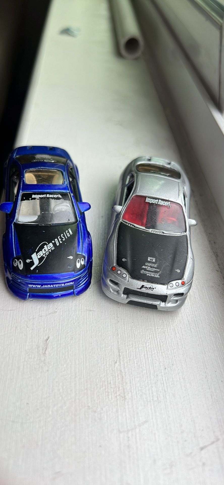 🏁Jada 1/64, Import racers Toyota, Mitsubishi diecast toy car set of two.🏁