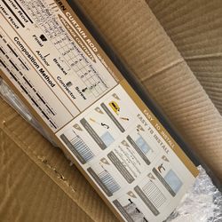 Curtain Rod Set – NEW in Box (HEIDEAR) Juego de Barras para Cortinas – NUEVO en Caja (HEIDEAR)