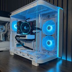 WHITE GAMING PC #2: RTX 5060 | 16GB DDR5 RAM | 512GB NVME SSD