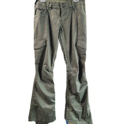 Burton the White Collection Dry Ride army green Ski Pants Womens Size XS