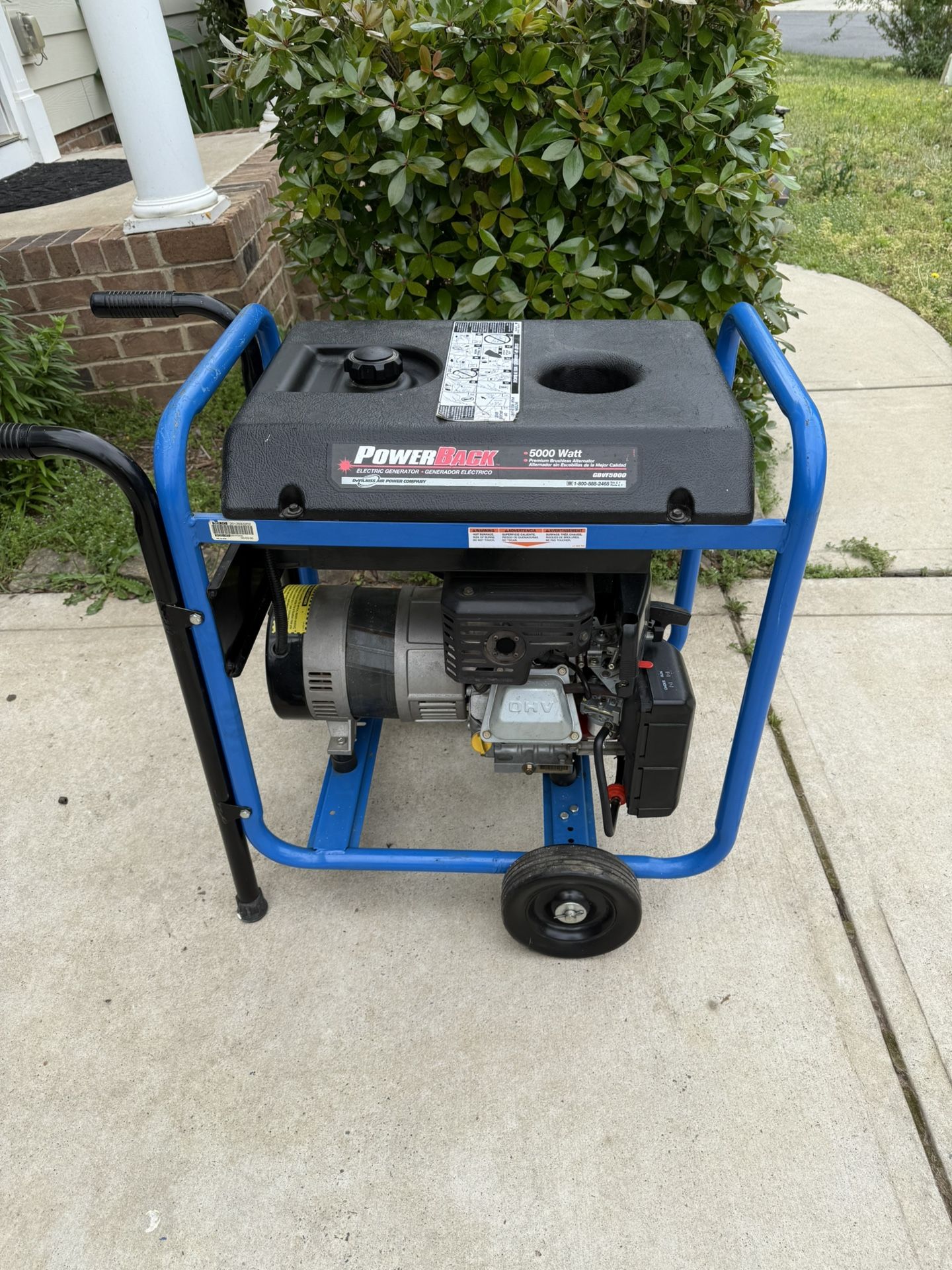 GENERATOR POWER BACk 5000 Watt