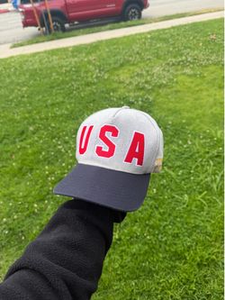 Supreme Visions of Gold Grey 5-panel Snapback Cap USA Made