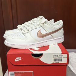 Nike Dunk Low Grade School MTLC Red Bronze