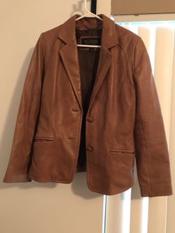 Wilson's brown leather jacket size small