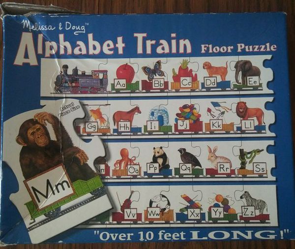 Guc Melissa Doug Alphabet Train Floor Puzzle For Sale In Fort