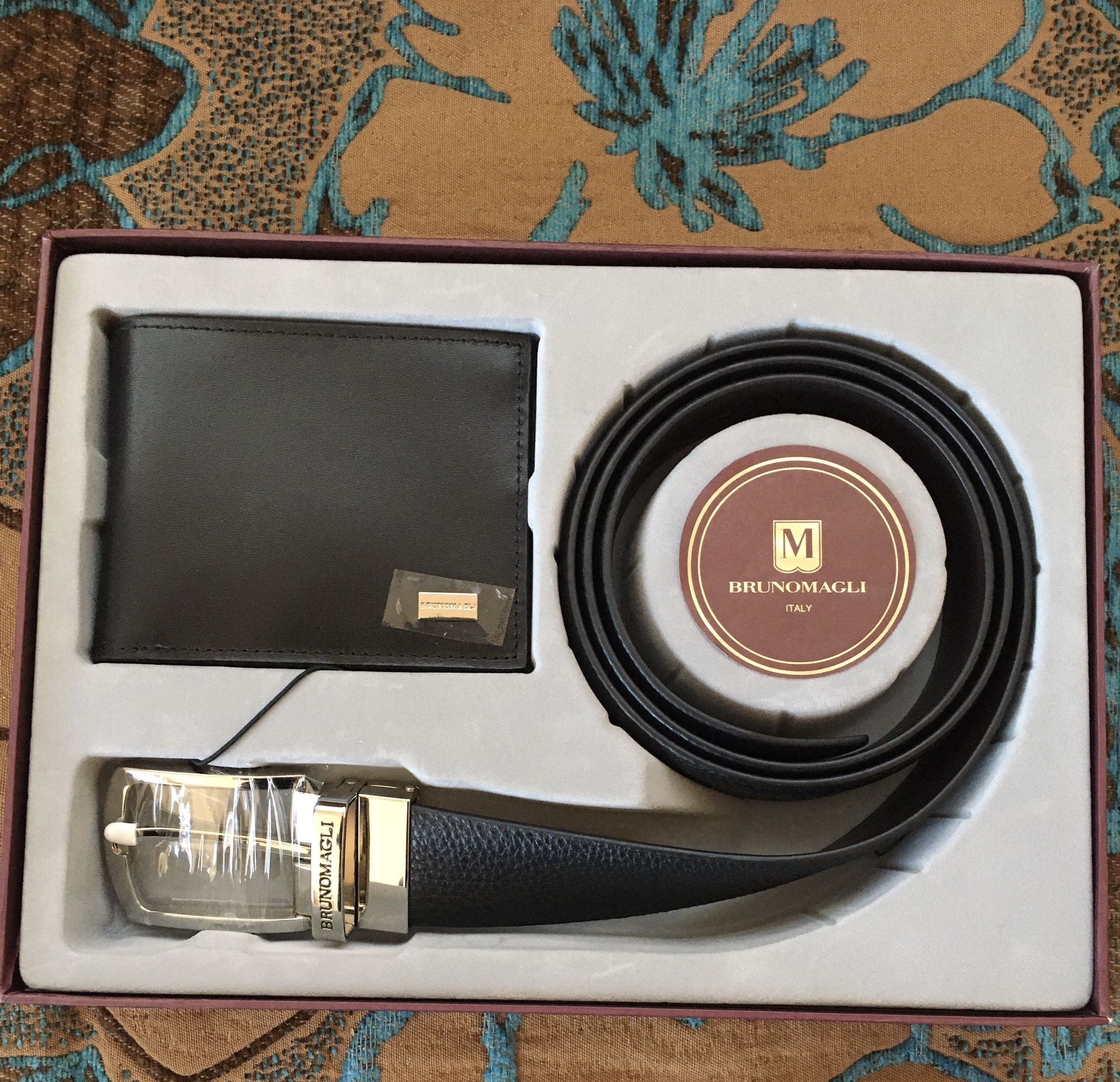 Wallet And belt M Brunomagli Brand Italy