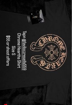 $40 for chrome hearths shirt size s