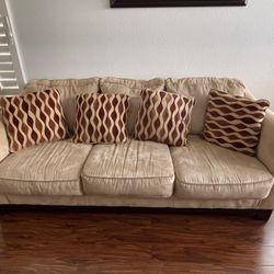 Sofa Sets $450( Couch & Love seats + Pillows )