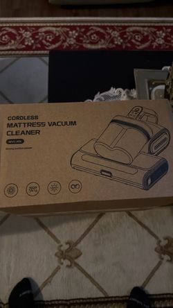 Cordless mattress vacuum cleaner