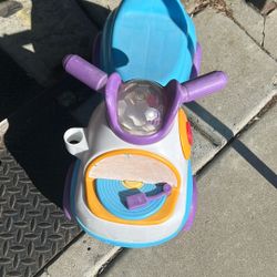 Purple And Blue Kids Toy Car