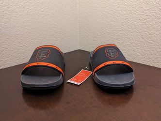 Nike Offcourt MLB SF Giants Slides Sandals Orange/Black Men's