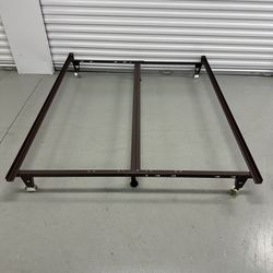 Adjustable King, Queen, Full, Twin Steel Bed Frame w/ Center Support