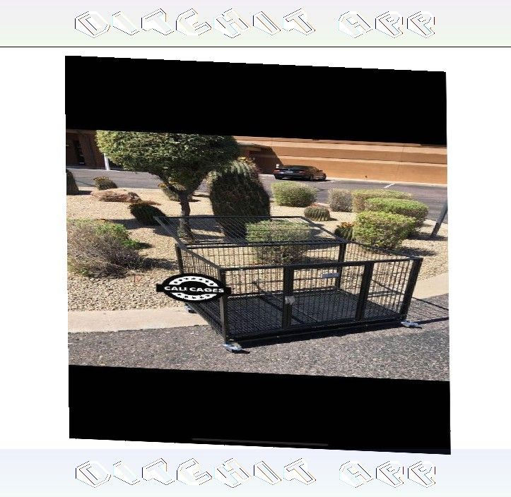 Firm Metal Dog Crates - Stable and Secure ready trouble