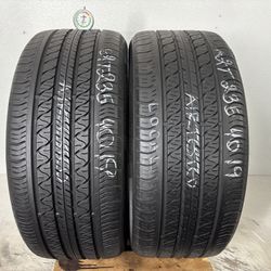 2 Tires 235 40 19 Continental Procontact Rx No Repairs High Tread 