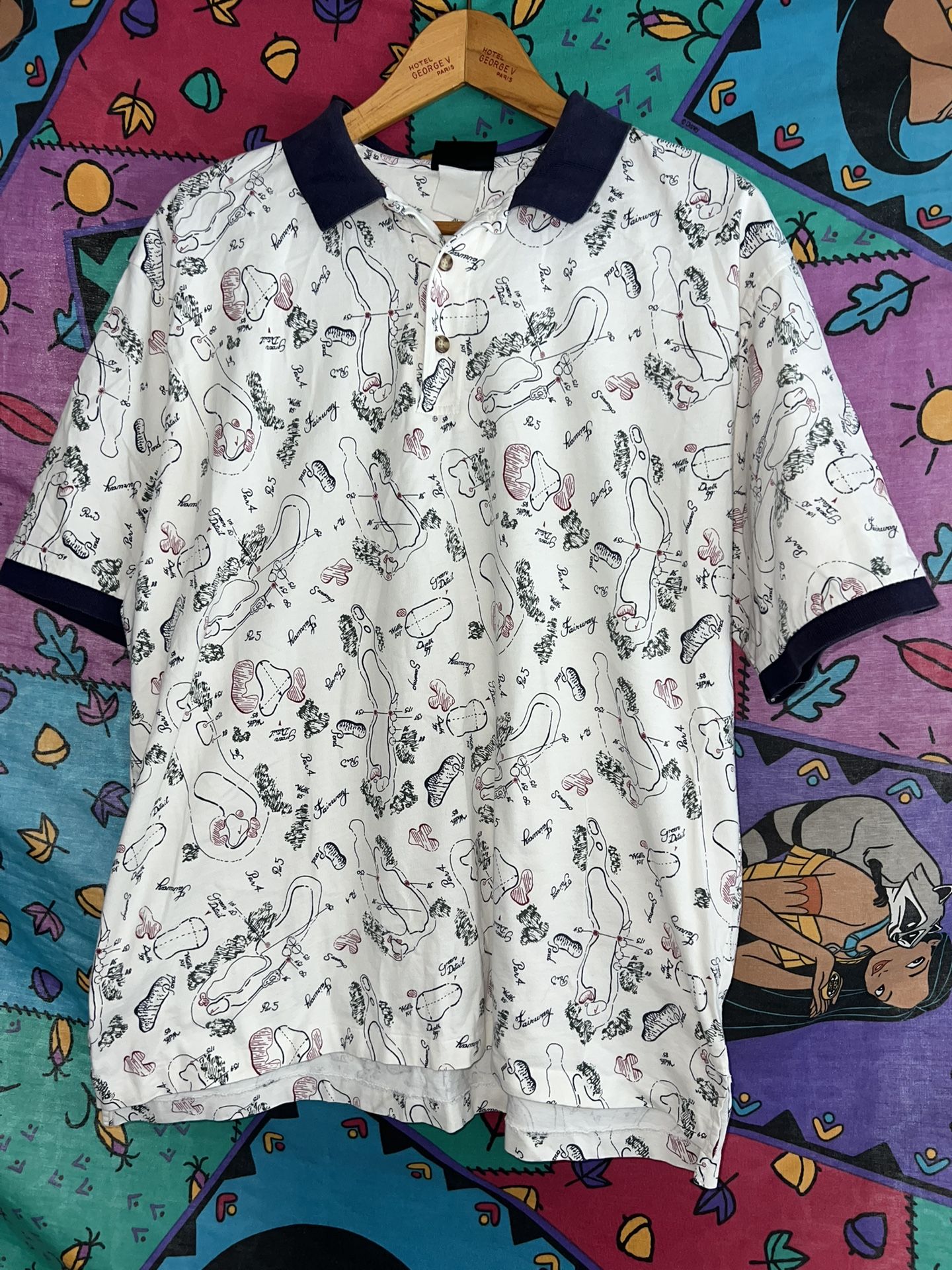 golf polo shirt All over print