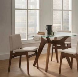 ARTICLE Nosh Dining Chairs – Walnut & Chalk Gray
