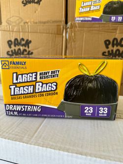 33 gallon trash bags