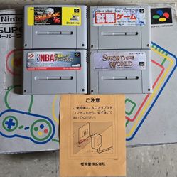 Super Famicom - console, Cables and 2 Controllers Tested IN ORG BOX