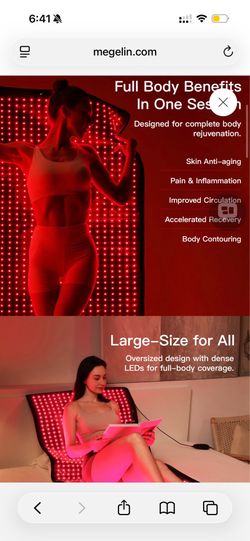 Moving sale  new never opened red light therapy mat