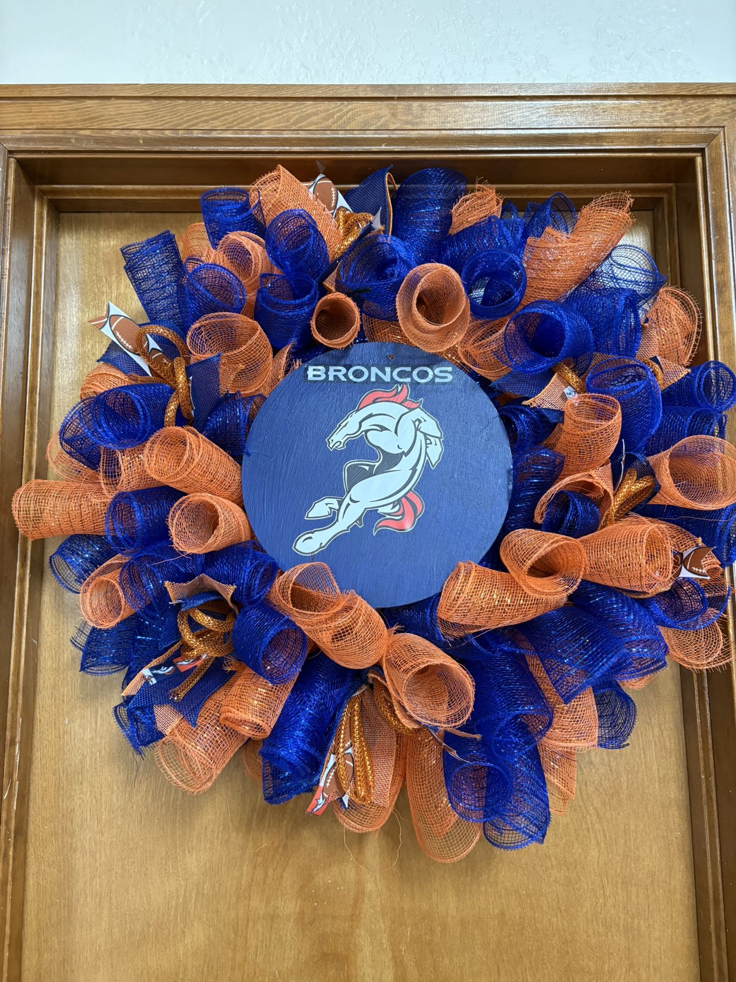Denver Broncos Wreath