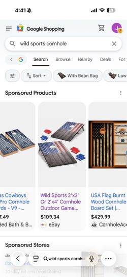 Stars and Stripes Cornhole