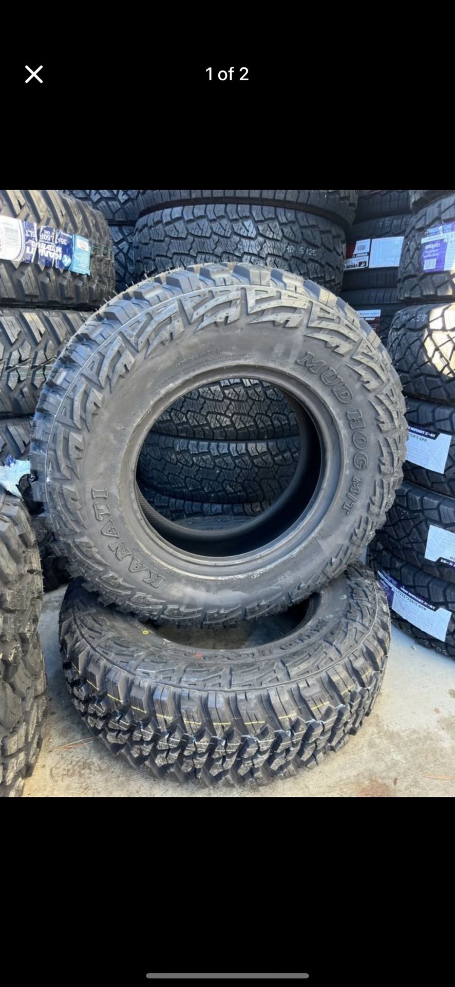 295/70/17LT Kanati Mud Hog M/T 10ply Tires
