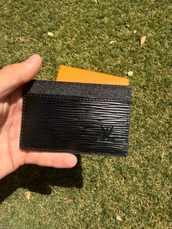($40) Black LV Card Holder w/box