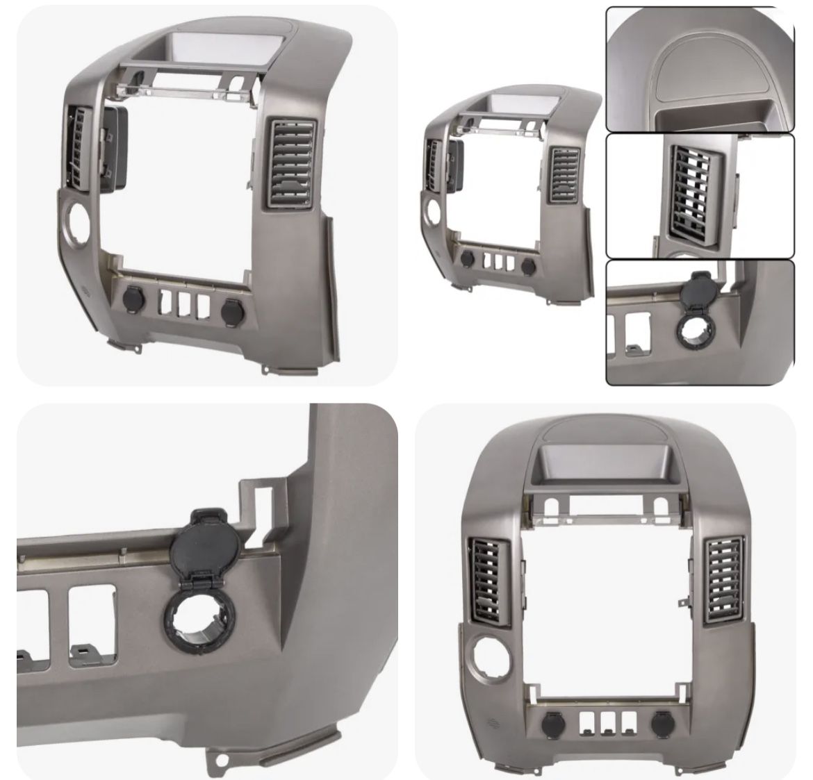 JMTAAT Instrument Panel Lid Finisher Bezel Compatible with 2004 2005 2006 Nissan Titan XE SE Armada SE