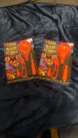 2 All In One Pumpkin Carving Kit