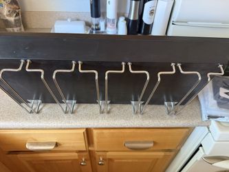 Wine Glass Hanging Rack 35lbs capacity