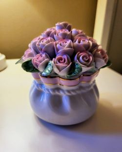 Museum Of Jewelry Tea Rose Basket