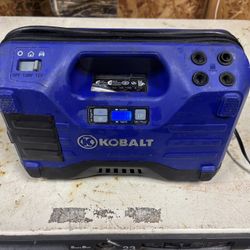 Kobalt 12V/120V portable air compressor