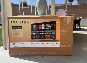 55” Lg smart 4k led Uhd tv