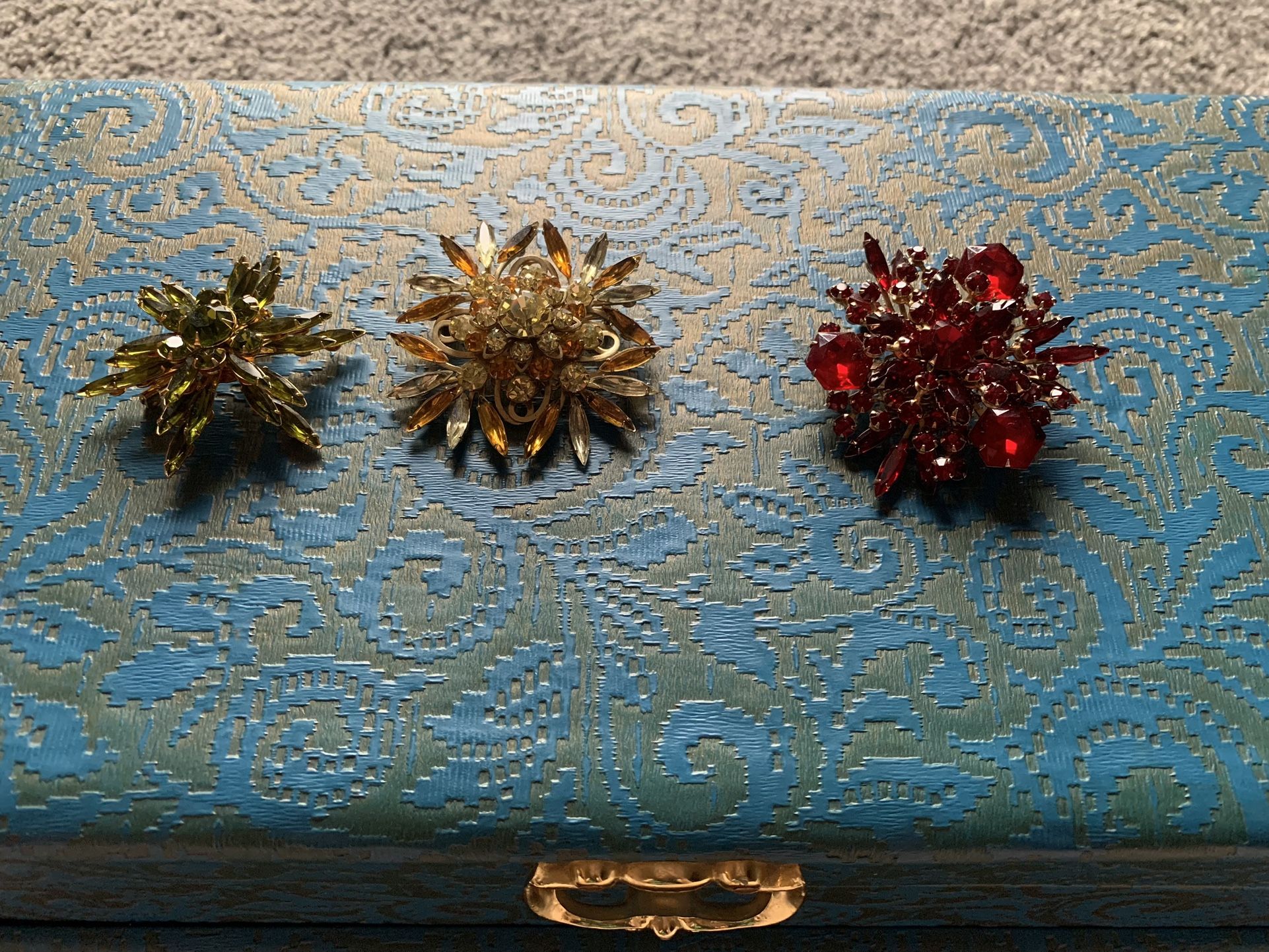 3 Vintage Brooch Bundle